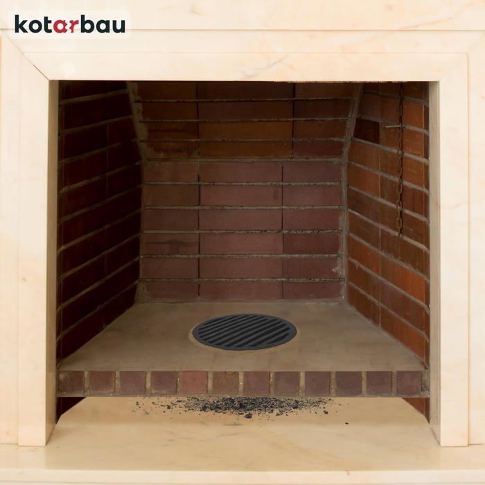 Grille en fonte pour foyer de cheminée et poêle | Acheter sur