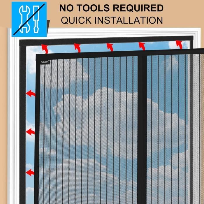 Moustiquaires Fenêtre, 120 X 250 Cm Moustiquaire Fenetre Ajustable, Rouleau Moustiquaire Fenetre Moustiquaire Fenetre Scratch Fibres De Verre Moustiquaire Pour Fenetres Et Portes Anti Insectesnoir 87340654