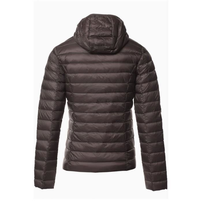 Doudoune Femme Marron JOTT Cloe Coupe cintree Manches longues Capuche Marron Cdiscount Pret a Porter
