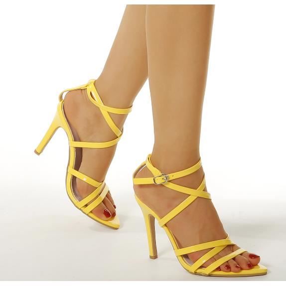 Talon haut jaune 2025