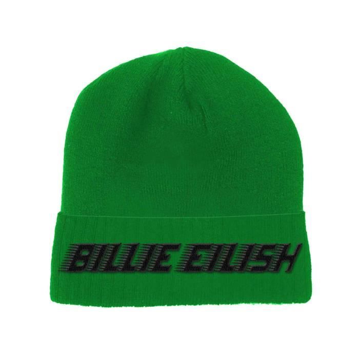 Billie Eilish Bonnet Blohsh Logo nouveau officiel Vert Unisex