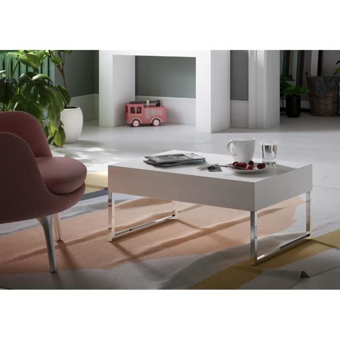 Mobili Fiver, Table basse, Rachele, Béton, Mélaminé, Made in Italy -  Cdiscount Maison