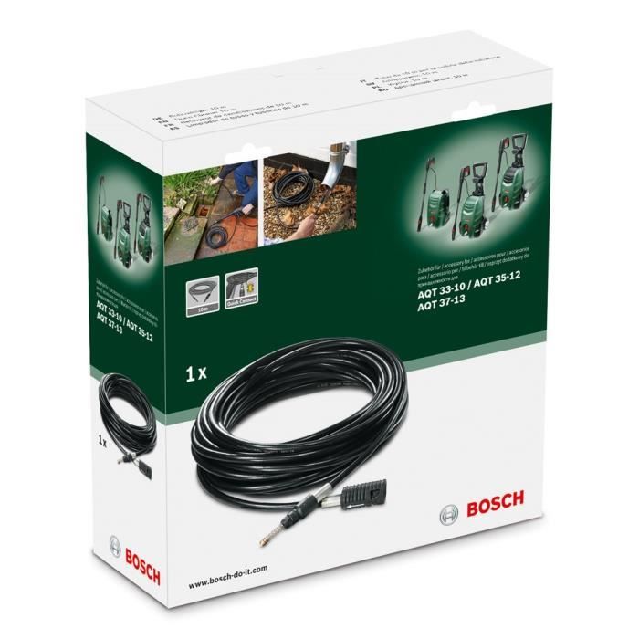 Déboucheur De Canalisations 10m Pour Nettoyeur Haute Pression - Compatible Kärcher, Bosch, Lavor