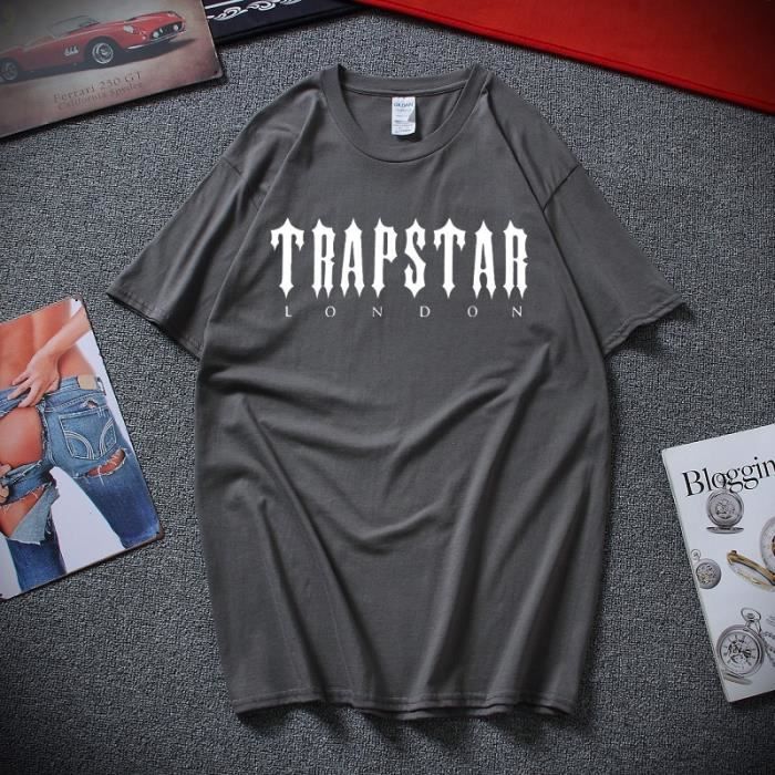 T Shirt Trapstar pour hommes et femmes en coton de marque à la mode  collection XS 2XL Bleu Bleu - Cdiscount Prêt-à-Porter