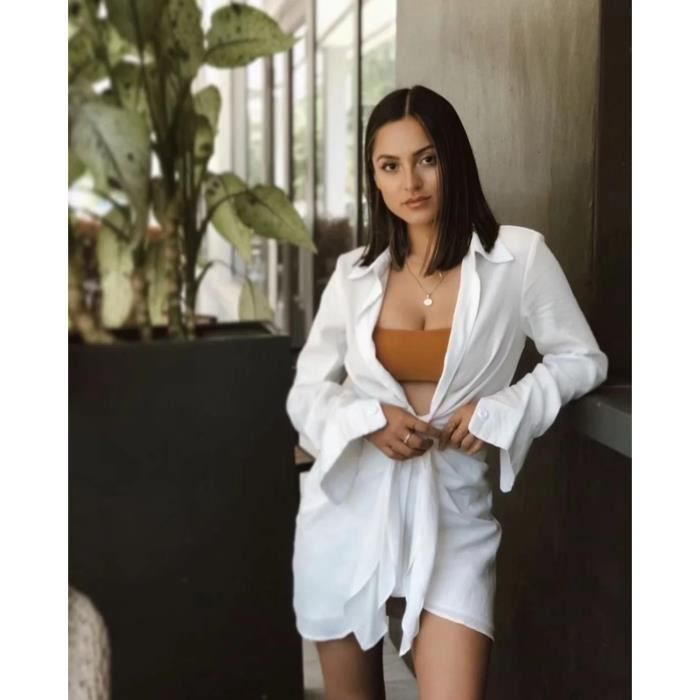 Chemise blanche sexy best sale