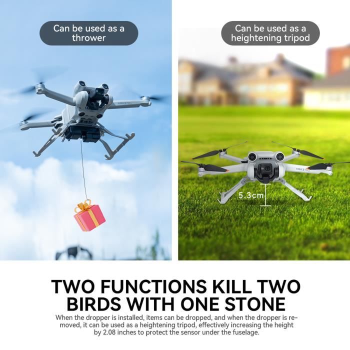 Drone syst￨me de largage de charge utile lanceur de largage pour