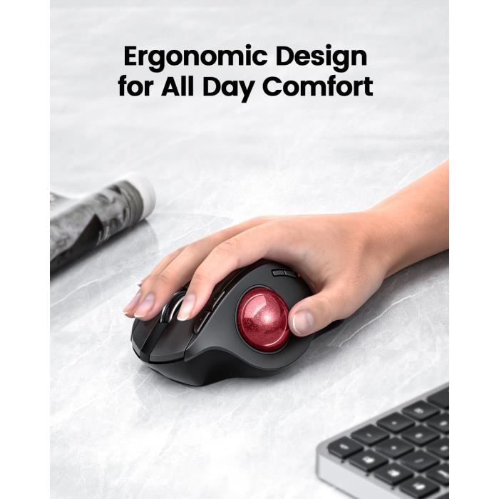 Souris Trackball Souris Sans Fil Usb Hanheld Avec Laser Pour