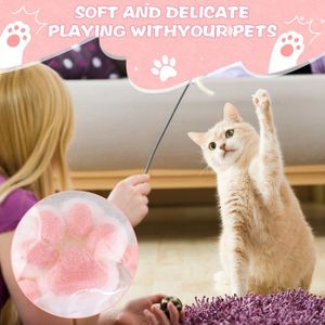 Squishy Patte De Chat Géante – Jouet Anti-Stress Doux – Porte-Clés Optionnel – Cadeau Fidget Pour Adulte Et Enfant