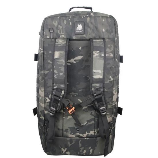 Grand Sac à Dos Militaire 80L Tactique Camouflage - Camping Randonnée - NEUF