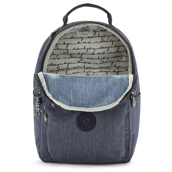 Kipling denim backpack best sale