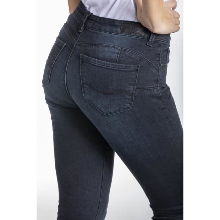 Jeans slim push up CARMEL RICA LEWIS Femme Taille haute Bleu