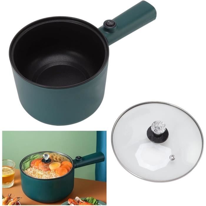 TOPINCN Marmite Électrique 1.8L Antiadhésive - 6 Fonctions - Cuisson Saine