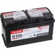 Accurat 12 V Batterie Auto 100Ah 830A Batterie à cellule humide (+ droit)  B13 voiture 353 x 175 x 190 m-0