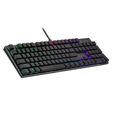 COOLER MASTER Clavier Gaming Sans fil Compact Sk622 Noir Switches TTC Red-0