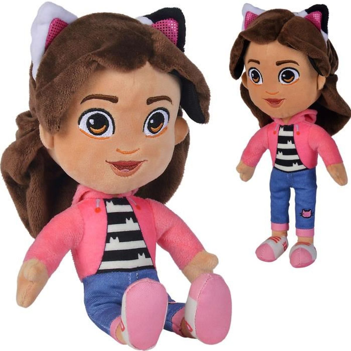 Gabby Race House Peluche pour Enfants, Animaux en Peluche de