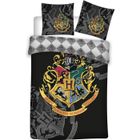 BRAND Parure de Lit Enfant Harry Potter Black - Polyester - Lavable en machine - Convient pour un lit une personne