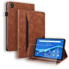 NOBRAND Verre trempé + Coque Pour Lenovo Tab M10 HD (2nd Gen) 10.1" TB-X306F-X306X Housse Tablette étui Flip Pochette de Case,marron SWHFPJ