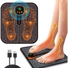 HOM2SEEKER Appareil Massage Pied,EMS Massage Electrique des Pieds, Massage pieds et jambes, Tapis de Massage Pieds 8 Modes et 19 Vitesses