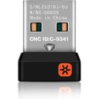 ONEVER Sans fil Dongle Récepteur USB Unifying Adaptateur pour Logitech Souris Clavier connecter 6 Dispositif