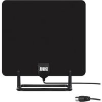 antenne tv d’intérieur puissante numérique tnt hd – dta450 – avec socle, discrète, câble de 3m uhv vhf - maison camping-car c[A64]