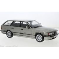 Voiture Miniature de Collection - MCG 1/18 - BMW Serie 5 Touring (E34) - 1991 - Grey Metallic - 18330S