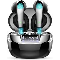 Ecouteurs Bluetooth sans Fil, 2022 Écouteurs sans Fil Stéréo Oreillette Bluetooth 5.2 avec 2 Mic, Mini Casque Bluetooth IPX7 A21