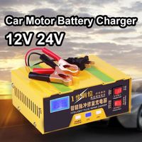 Branchement de l'UE Chargeur de Batterie de voiture Intelligent  Batterie Lithium Li-ion 12 V, Charge automat