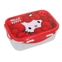 Carbotex lunchbox Hello Kitty girls 2 pièces rouge/blanc