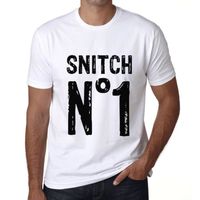 Homme Tee-Shirt Le Mouchard N° 1 – Snitch No 1 – T-Shirt Vintage