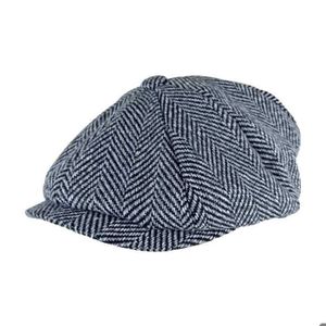 Casquette Plate Vintage GIVBRO - Béret Canotier Réglable (55-59 Cm) En Coton/Lin Pour Homme Et Femme