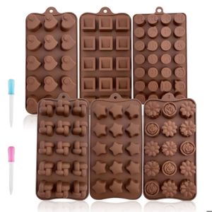 Moule à Cannelés En Silicone Rouge Crealys - 6 Cavités - Supporte Jusqu'à 250°C - Parfait Pour Pâtisserie Maison