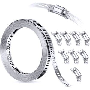Lot De 4 Colliers De Serrage En Plastique Noir Pour Poteaux De Tente De 22 à 25 Mm – Fixation Rapide Pour Auvents Et Caravanes