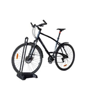 RACK RANGEMENT VÉLO Ratelier pour un vélo avec hanse bloc roue, facilité d'usage et stabilité. Pour es vélos de 20 à 29'', pneus jusqu'à 3''. Pliable