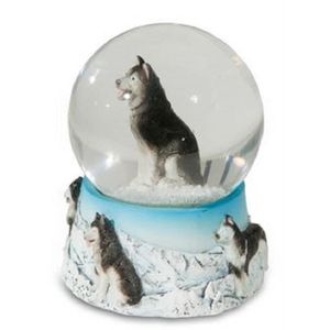 impexit Boule Neige Chien Husky en resine 9//6//6 cm