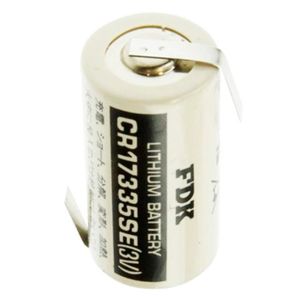 PILES Batterie au lithium Sanyo CR17335 SE Taille 2 - 3A, avec la queue de soudure forme Z