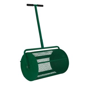 Épandeur rotatif à tracter TURFMASTER - 56 kg - compost, graine et