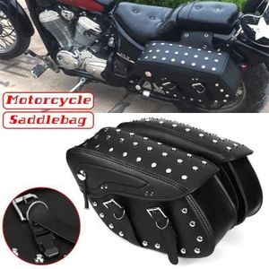 SAC - SACOCHE MOTO NEUFU Paire Sac de Moto en cuir PU Sacoche Latéral