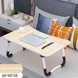 Table De Lit Pour Ordinateur Support D Ordinateur Portable Pliable Pour Lit Support Ordinateur Tablette Lit 60x40x6 Veinure Fonce Prix Pas Cher Cdiscount