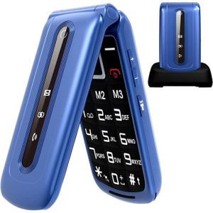 Téléphone fixe Telephone Portable Senior Debloque avec Grandes To