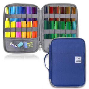 Pratique et Solide 96 Slots Pencil Case 09 YOUSHARES Trousse Sac à Crayons et Stylos Sangle et Grande Capacité 