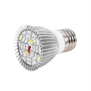 LAMPE VERTE Lampe LED pour la croissance des plantes - ROKOO - Spectre complet - E27 - 28 LED - 5W