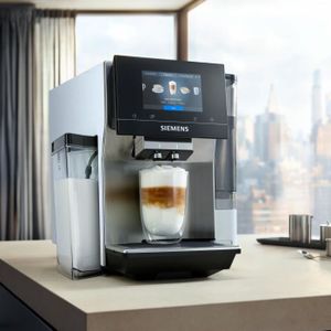 Machine à café broyeur grain automatique Siemens TE653M11RW