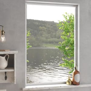MOUSTIQUAIRE OUVERTURE vidaXL Moustiquaire pour fenêtres Blanc 80x120 cm 153830