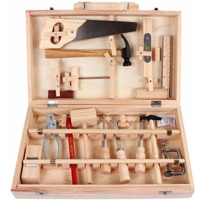 XIAPIA Boîte à Outils en Bois pour Enfants – 124 Pièces Deluxe, Kit de Construction Grande Taille, Jouet Éducatif, Développement de la Motricité et de la Créativité – Dès 3 Ans XIAPIA Boîte à Outils en Bois pour Enfants – 124 Pièces Deluxe, Kit de Construction Grande Taille, Jouet Éducatif, Développement de la Motricité et de la Créativité – Dès 3 Ans