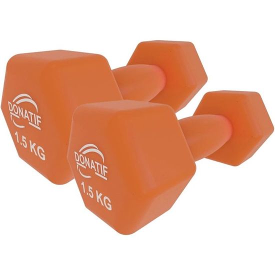 PAIRE D'HALTÈRE VINYLE | FITNESS ET MUSCULATION | AU CHOIX DE 1KG À