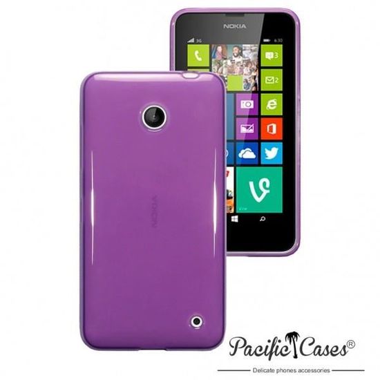 Coque Violette Transparente Pour Nokia 3410 - Neuf - Protection Plastique Dure