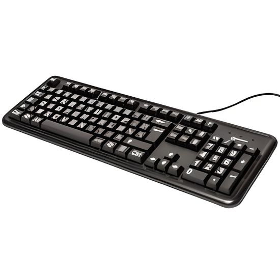 Clavier Ordinateur Grosses Touches Noir Cdiscount Informatique