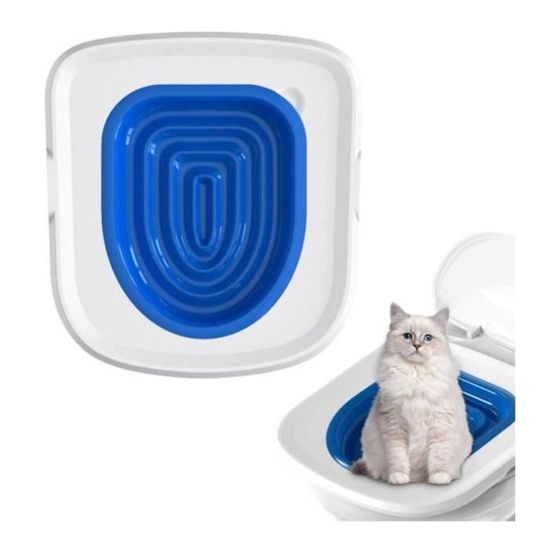 XiaoLD-Kit d'apprentissage de la propreté pour chat  Système d'entraînement aux toilettes pour d'apprentissage de la propreté pour
