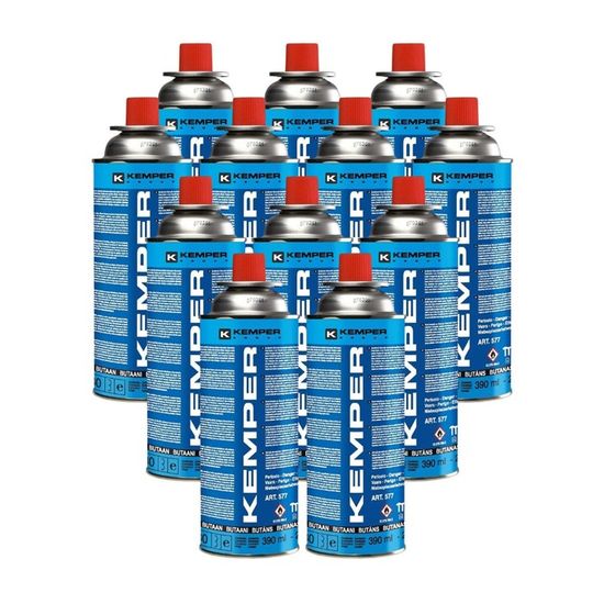 Lot De 14 Cartouches Gaz Butane 400ml - Pour Réchaud Camping, Chalumeau EN417