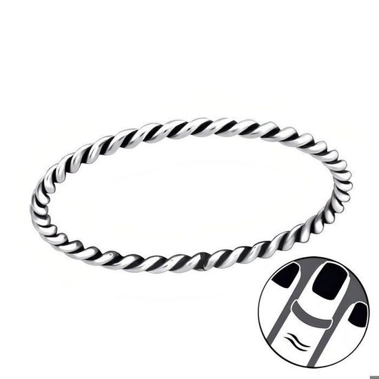 Silberdream Cœur Bague Femme Taille 54 Bijoux En Argent 925 SDR400J54